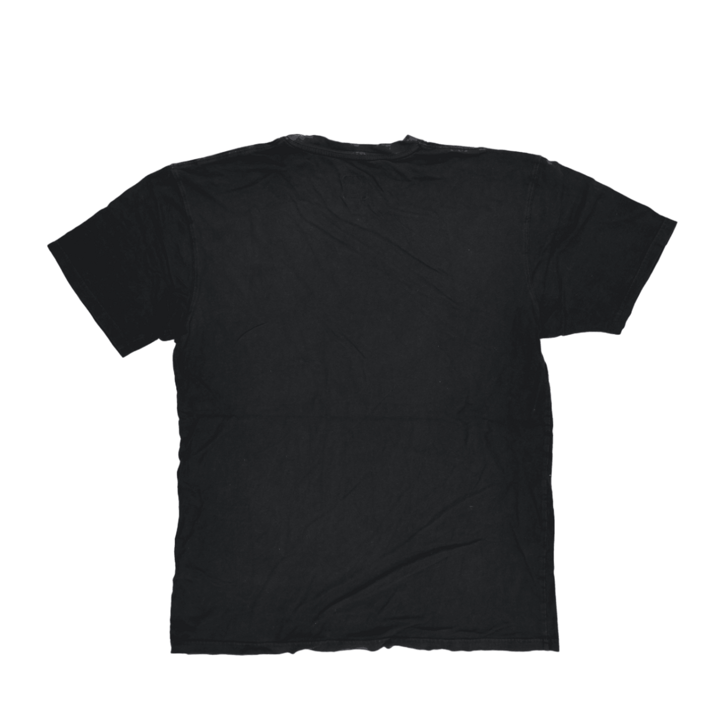 Champion Black Cotton V-Neck T-Shirt Large
