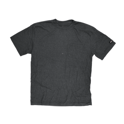 Carhartt Vintage Charcoal Grey Pocket T-Shirt Large Heavyweight Cotton Crew Neck