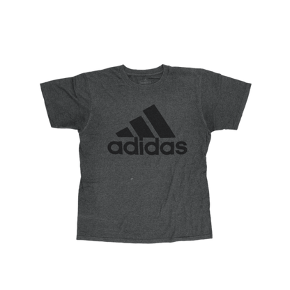 adidas The Go-To TEE Grey Large Cotton Blend Crew Neck Sportswear T-Shirt for Men