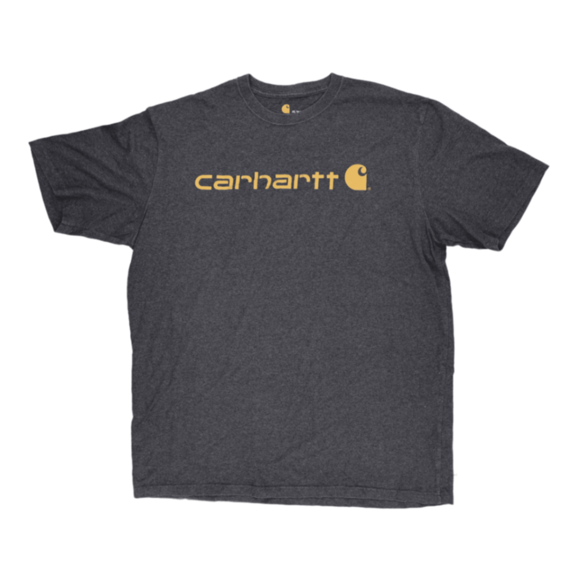Carhartt Grey Original Fit XL Tall Short Sleeve T-Shirt Cotton Blend Crew Neck Vintage