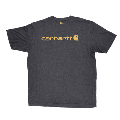 Carhartt Grey Original Fit XL Tall Short Sleeve T-Shirt Cotton Blend Crew Neck Vintage