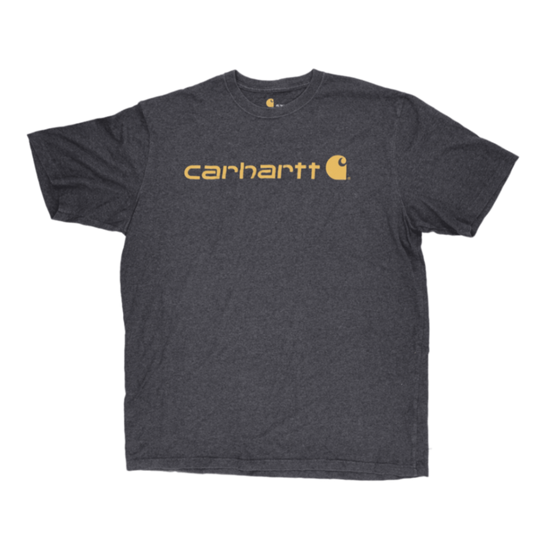 Carhartt Grey Original Fit XL Tall Short Sleeve T-Shirt Cotton Blend Crew Neck Vintage