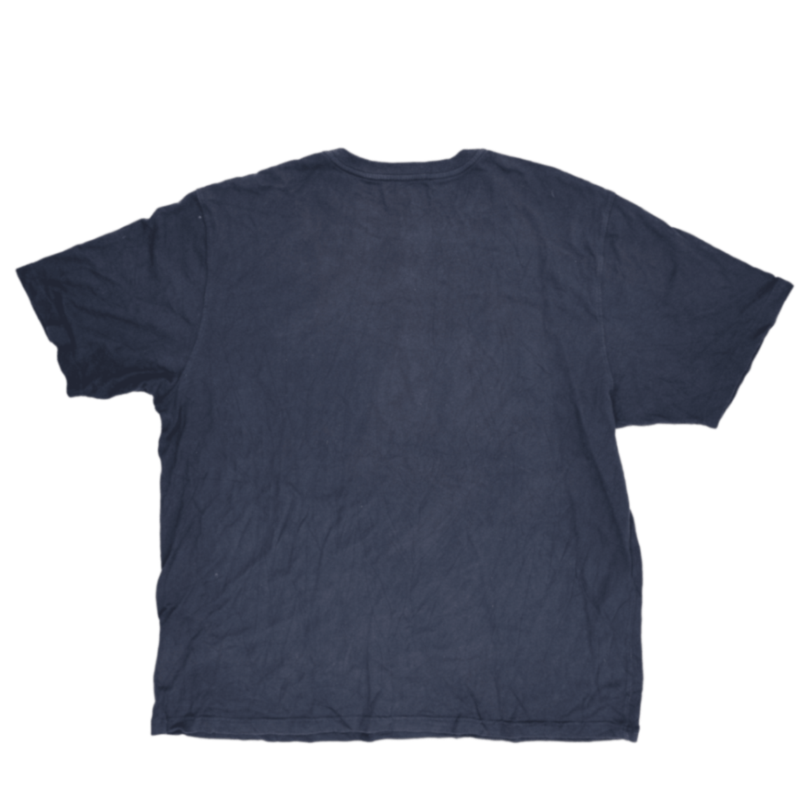 Carhartt Navy 2XL Cotton Henley T-Shirt for Men Crew Neck Vintage Style