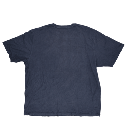 Carhartt Navy 2XL Cotton Henley T-Shirt for Men Crew Neck Vintage Style