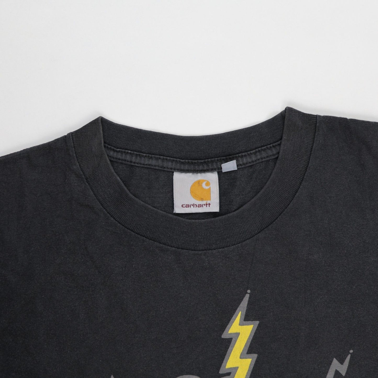 Carhartt Men's Graphic T-Shirt Black Medium Cotton Crew Neck