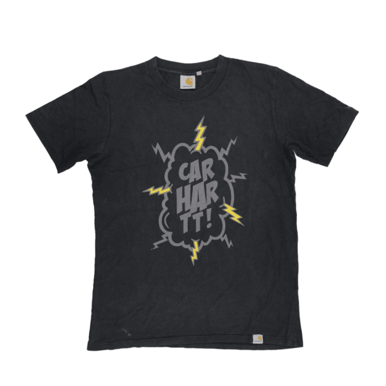 Carhartt Men's Graphic T-Shirt Black Medium Cotton Crew Neck