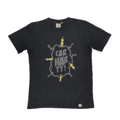 Carhartt Men's Graphic T-Shirt Black Medium Cotton Crew Neck