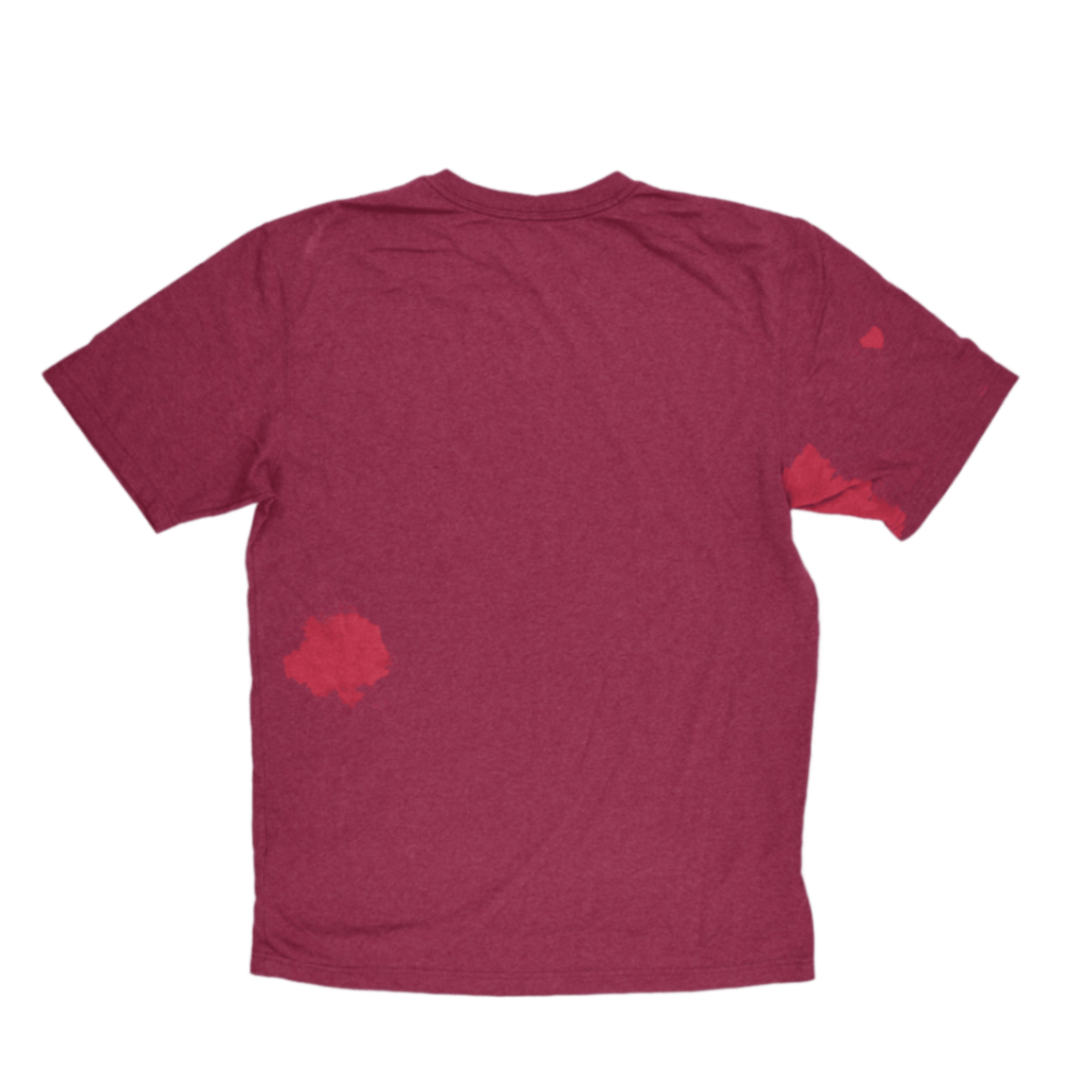 Carhartt Burgundy Short Sleeve T-Shirt Medium Cotton Crew Neck