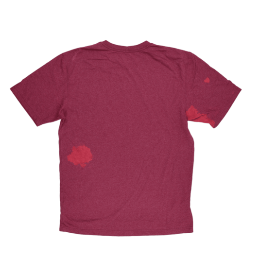 Carhartt Burgundy Short Sleeve T-Shirt Medium Cotton Crew Neck