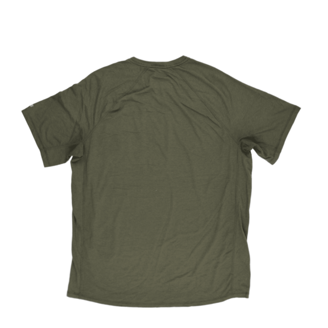 Carhartt Force Nautilus Olive Green Workwear T-Shirt Large Cotton Blend Crew Neck
