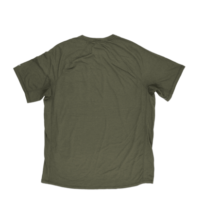 Carhartt Force Nautilus Olive Green Workwear T-Shirt Large Cotton Blend Crew Neck