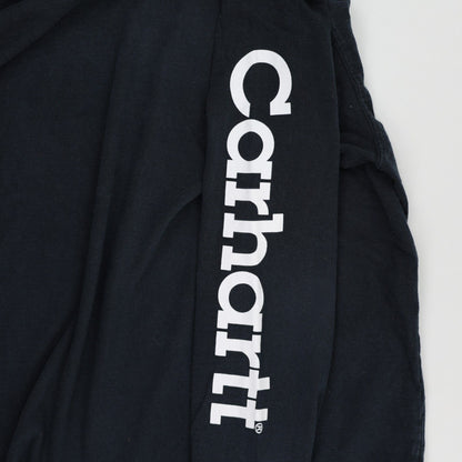Carhartt XL Navy Long Sleeve Tee 100% Cotton Crew Neck Shirt for Men