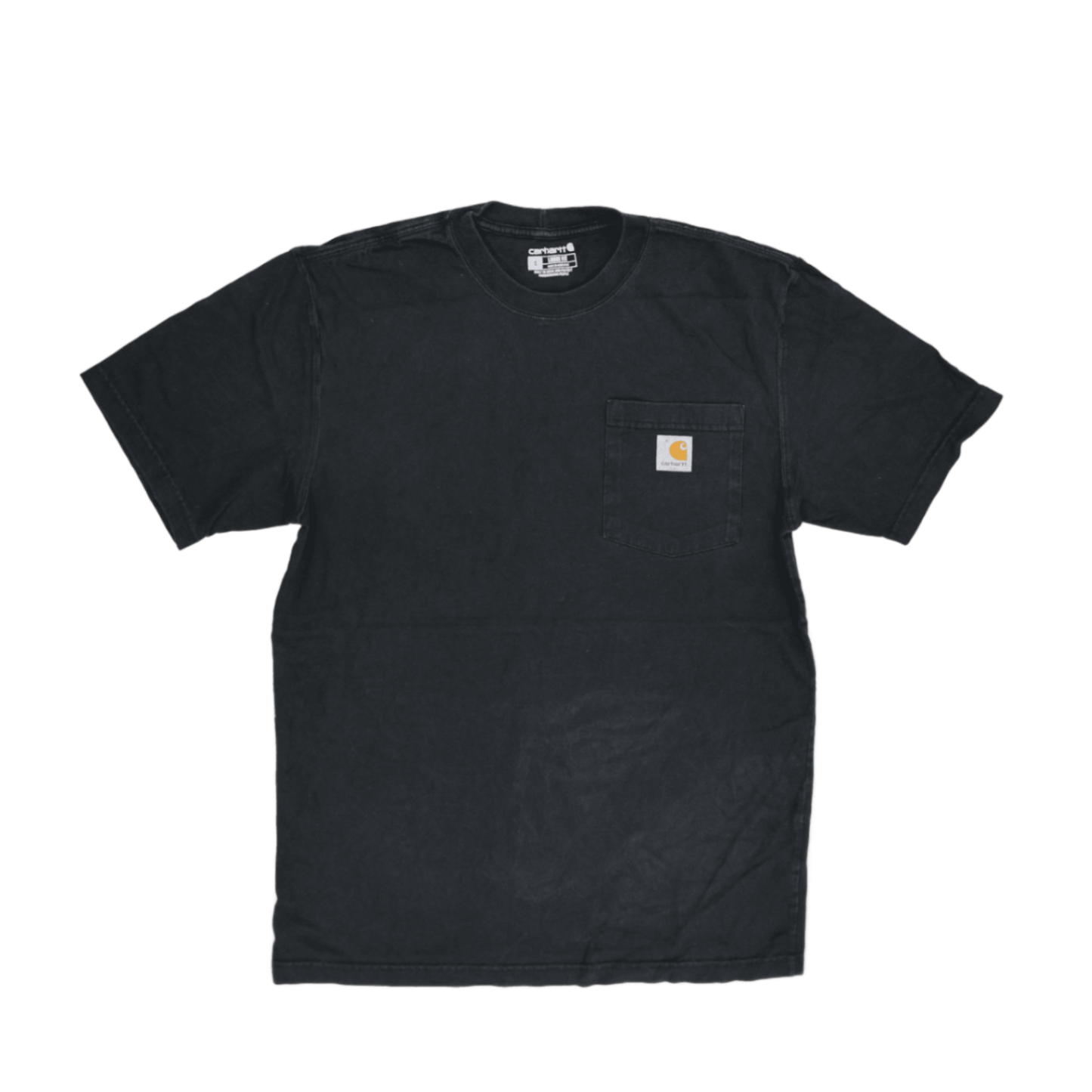 Carhartt Black Workwear T-Shirt Unisex Size Small Cotton Crew Neck