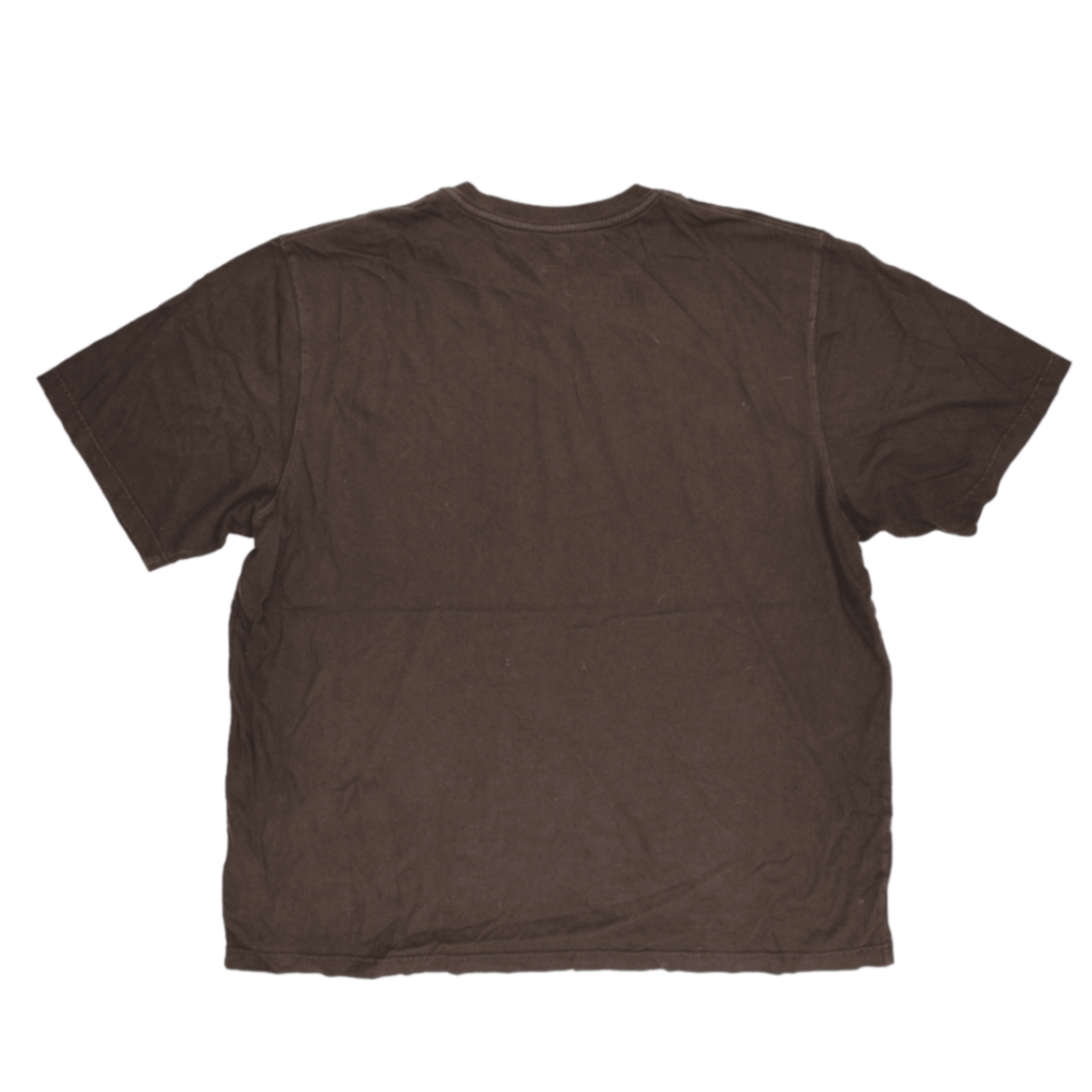 Carhartt Brown Henley T-Shirt 2XL Vintage Cotton Mens