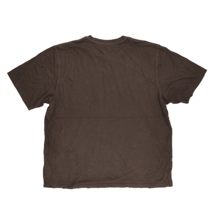Carhartt Brown Henley T-Shirt 2XL Vintage Cotton Mens