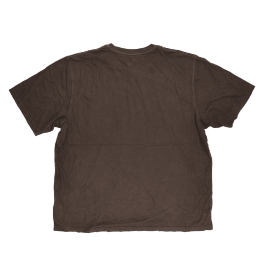 Carhartt Brown Henley T-Shirt 2XL Vintage Cotton Mens