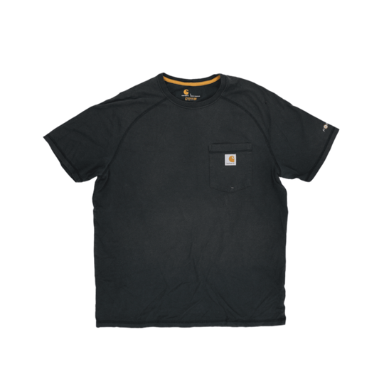 Carhartt Original Fit Pocket T-Shirt Graphite Grey Large Cotton Workwear Crew Neck