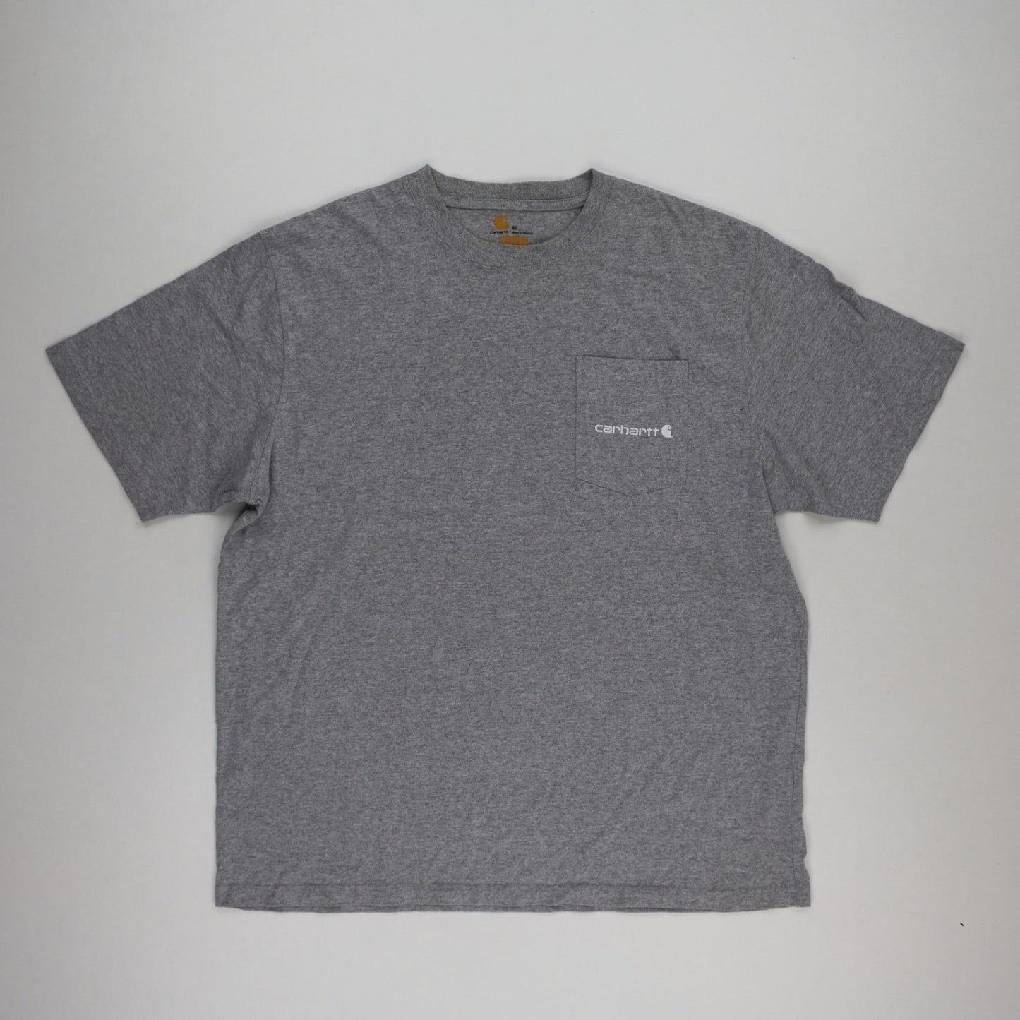 Carhartt Grey XL Graphic T-Shirt Cotton Blend Crew Neck Men