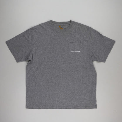 Carhartt Grey XL Graphic T-Shirt Cotton Blend Crew Neck Men