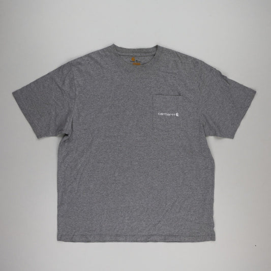 Carhartt Grey XL Graphic T-Shirt Cotton Blend Crew Neck Men