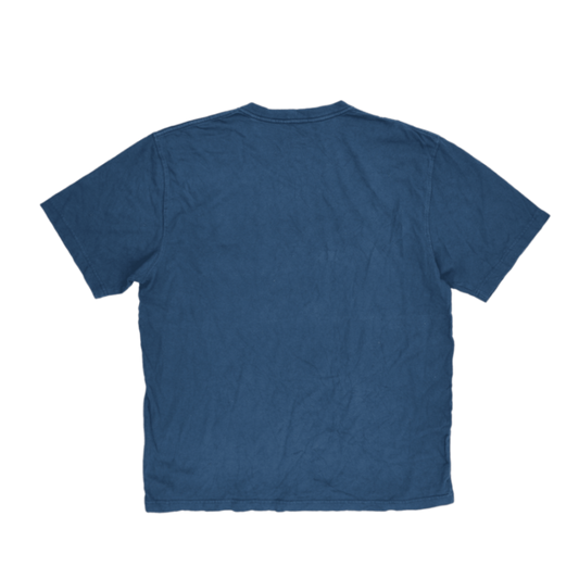 Carhartt Mens Large Blue Original Fit Pocket T-Shirt Cotton Casual Crew Neck