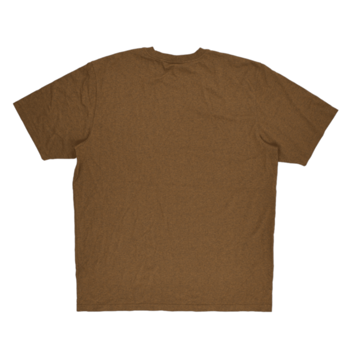 Carhartt Brown Pocket T-shirt XL Tall Cotton Blend Crew Neck Men's Clothing