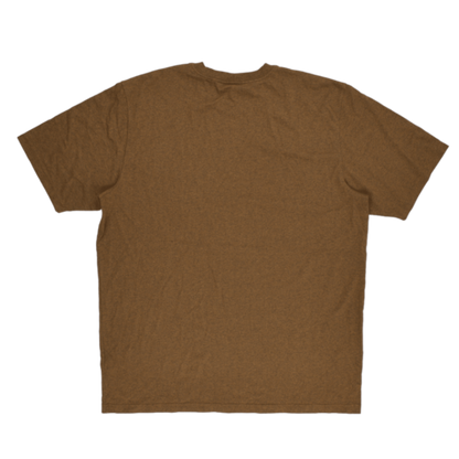 Carhartt Brown Pocket T-shirt XL Tall Cotton Blend Crew Neck Men's Clothing