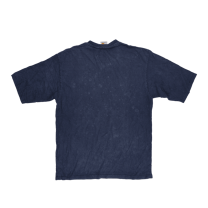 Carhartt Navy Cotton T-Shirt Large Vintage Casual Crew Neck