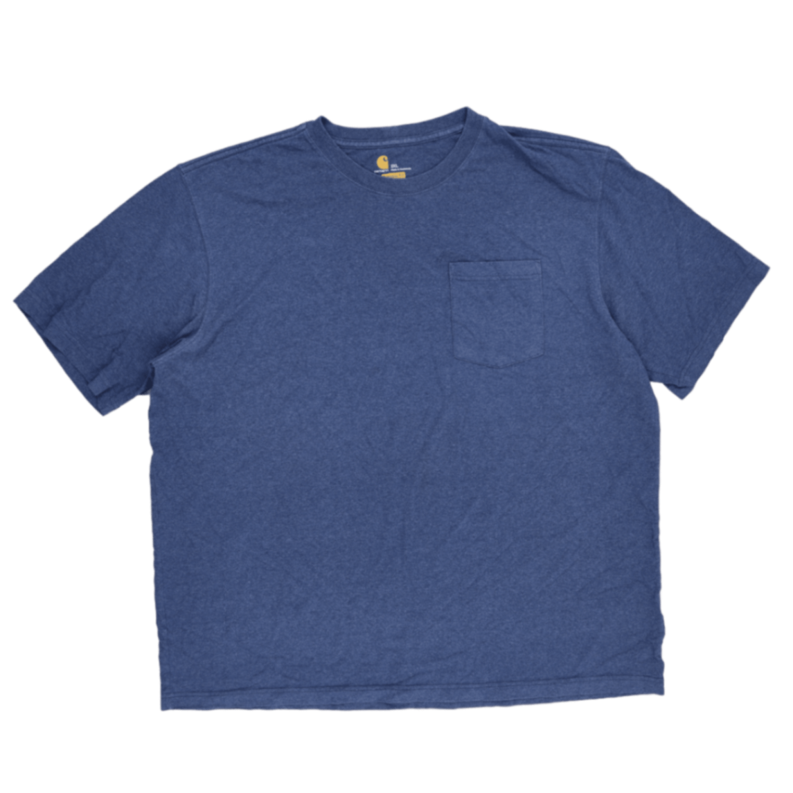 Carhartt Blue 2XL Original Fit Cotton Crew Neck T-Shirt for Men