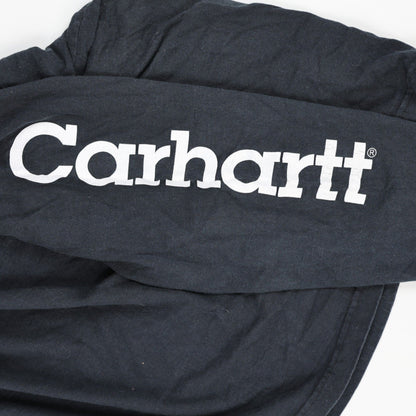 Carhartt Black Long Sleeve T-Shirt XL 100% Cotton Crew Neck Men's Top