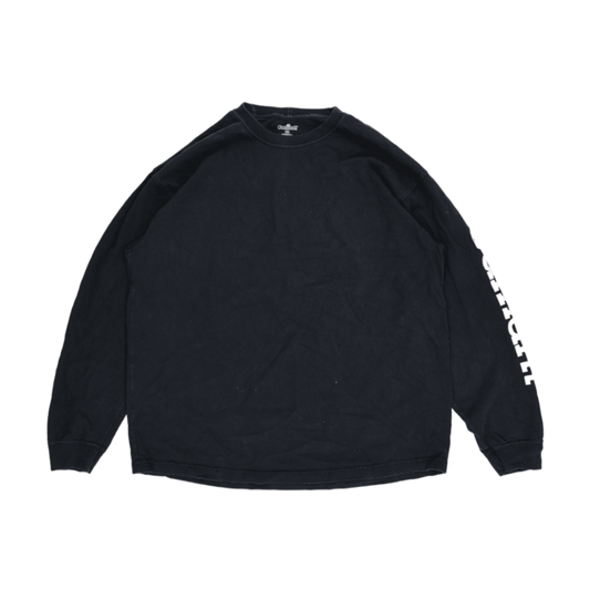 Carhartt Black Long Sleeve T-Shirt XL 100% Cotton Crew Neck Men's Top