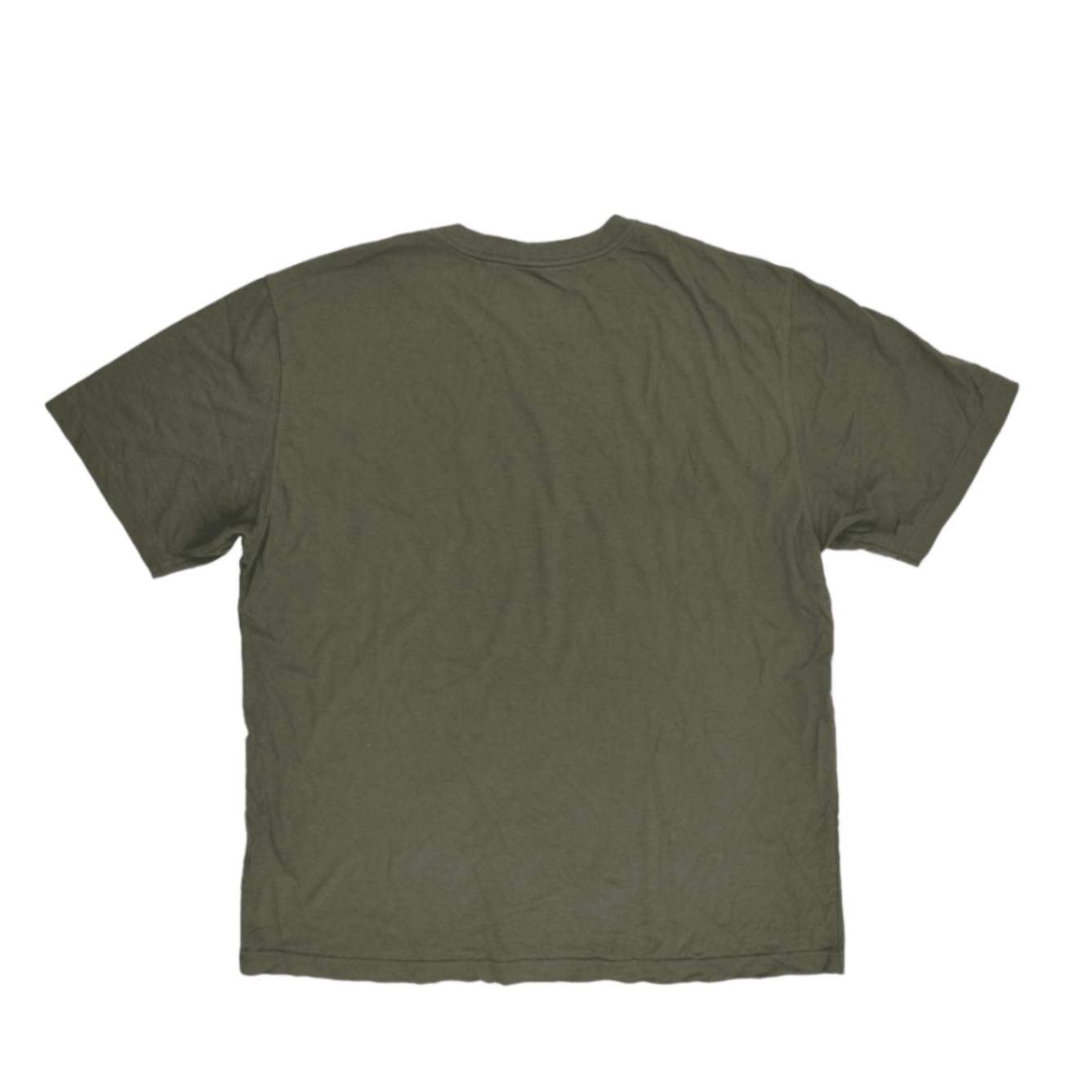 Carhartt Loose Fit Khaki Green Cotton Pocket T-Shirt Size Large