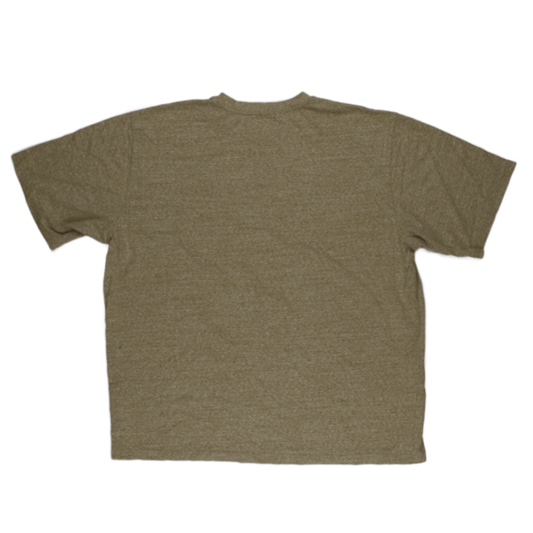 Carhartt 2XL Original Fit Pocket T-Shirt Khaki Brown Cotton Casual Crew Neck Vintage