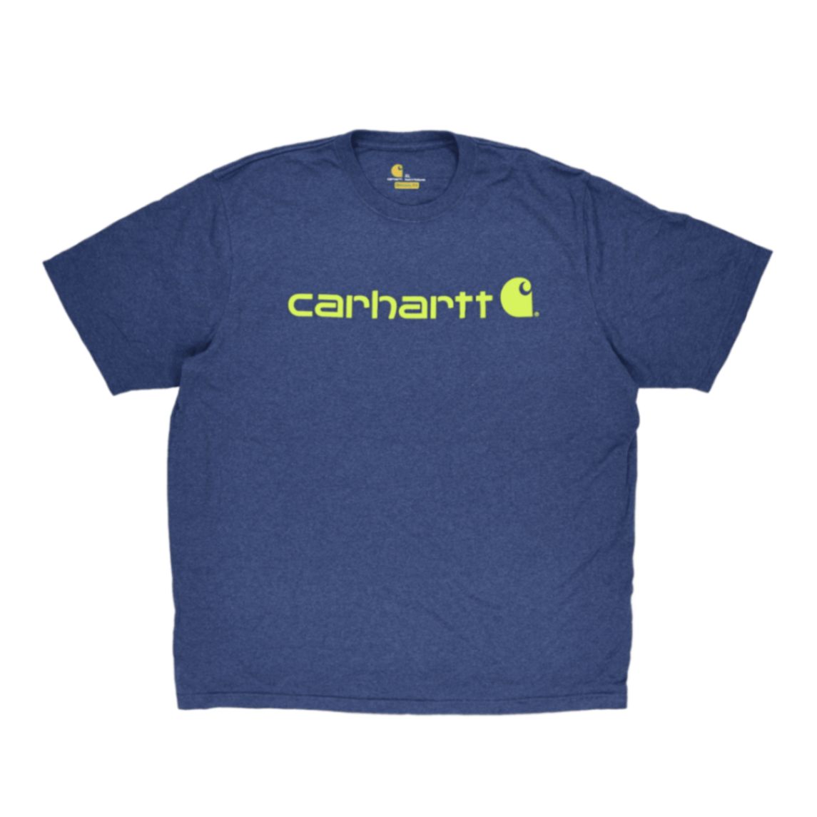 Carhartt XL Original Fit Blue T-Shirt Cotton Crew Neck Casual Men's Clothing