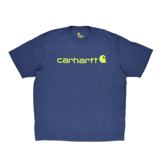 Carhartt XL Original Fit Blue T-Shirt Cotton Crew Neck Casual Men's Clothing