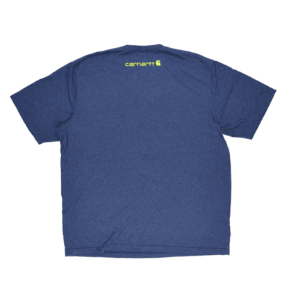 Carhartt XL Original Fit Blue T-Shirt Cotton Crew Neck Casual Men's Clothing