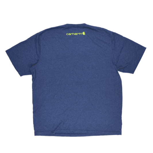 Carhartt XL Original Fit Blue T-Shirt Cotton Crew Neck Casual Men's Clothing