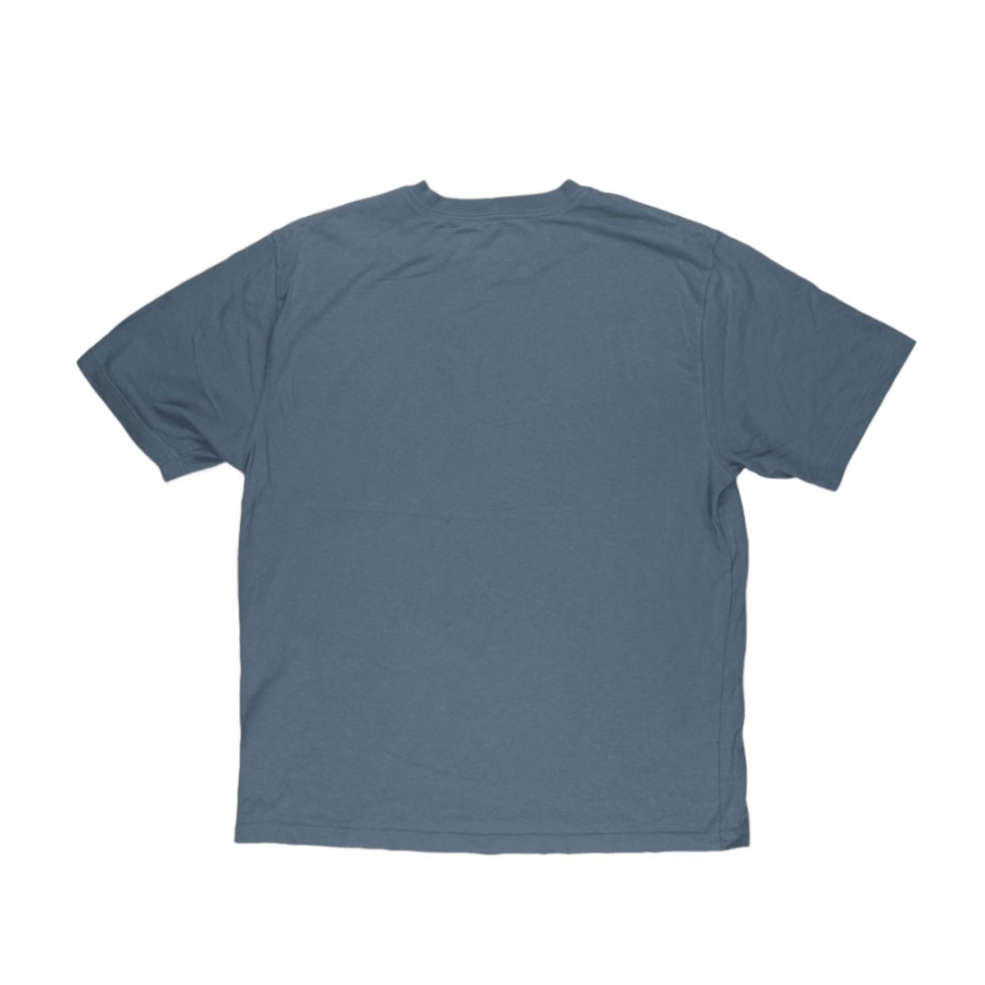 Carhartt Blue Crew Neck T-Shirt Large Cotton Casual Men's Clothing