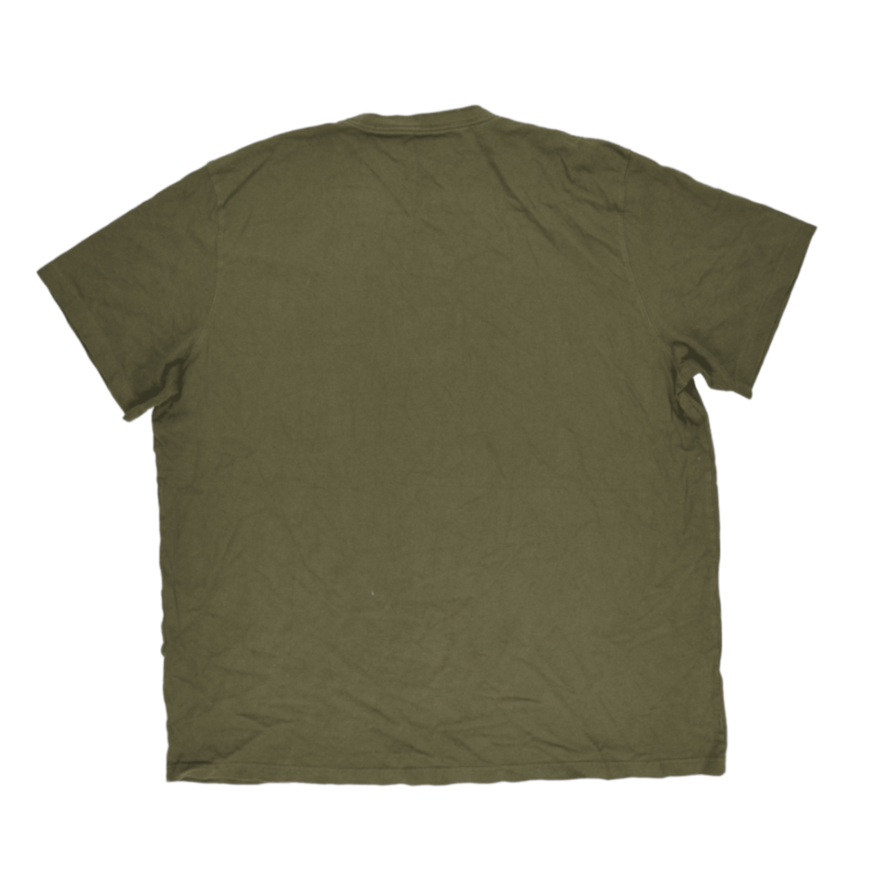 Dickies Olive Green 100 Percent Cotton Pocket T-Shirt 4XLT Casual Crew Neck Men