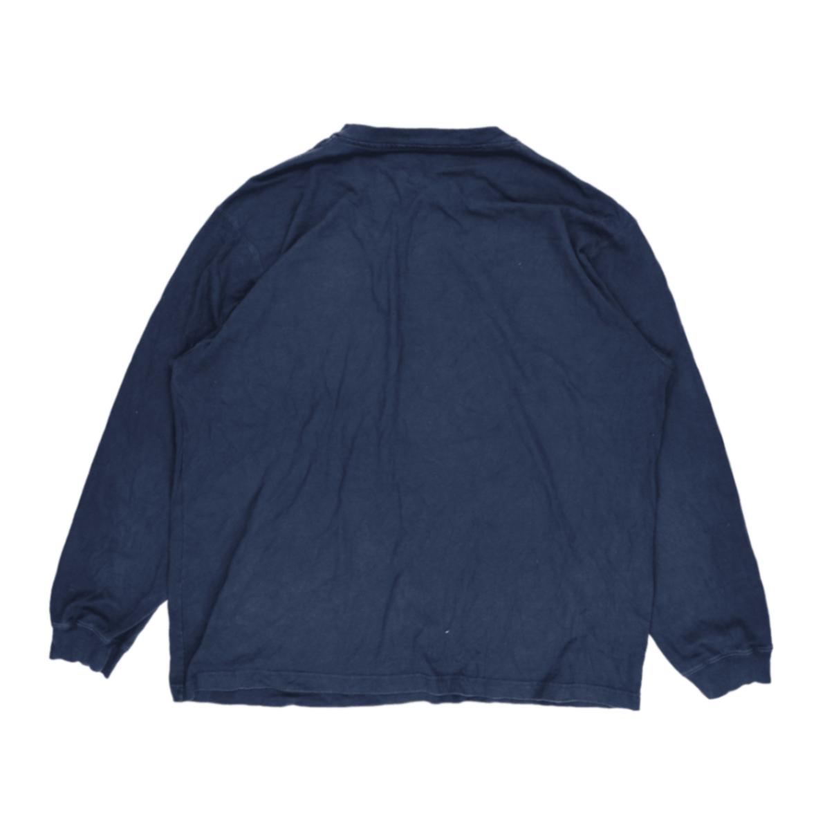 Carhartt XL Navy Long Sleeve Henley Shirt Cotton Men's Clothing