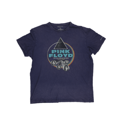 Springfield Pink Floyd The Dark Side Of The Moon T-Shirt Navy XL Cotton Crew Neck