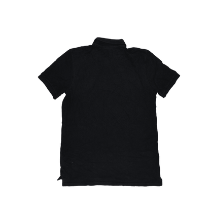 Carhartt Black Cotton Short Sleeve Polo Shirt Size Small