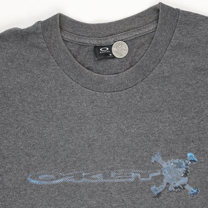 Vintage Oakley Graphic T-Shirt Charcoal XL Cotton Blend Crew Neck