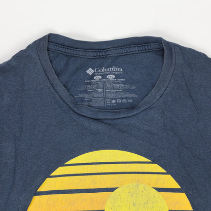 Columbia Grand Canyon Graphic T-shirt Navy Blue XXL Cotton Crew Neck