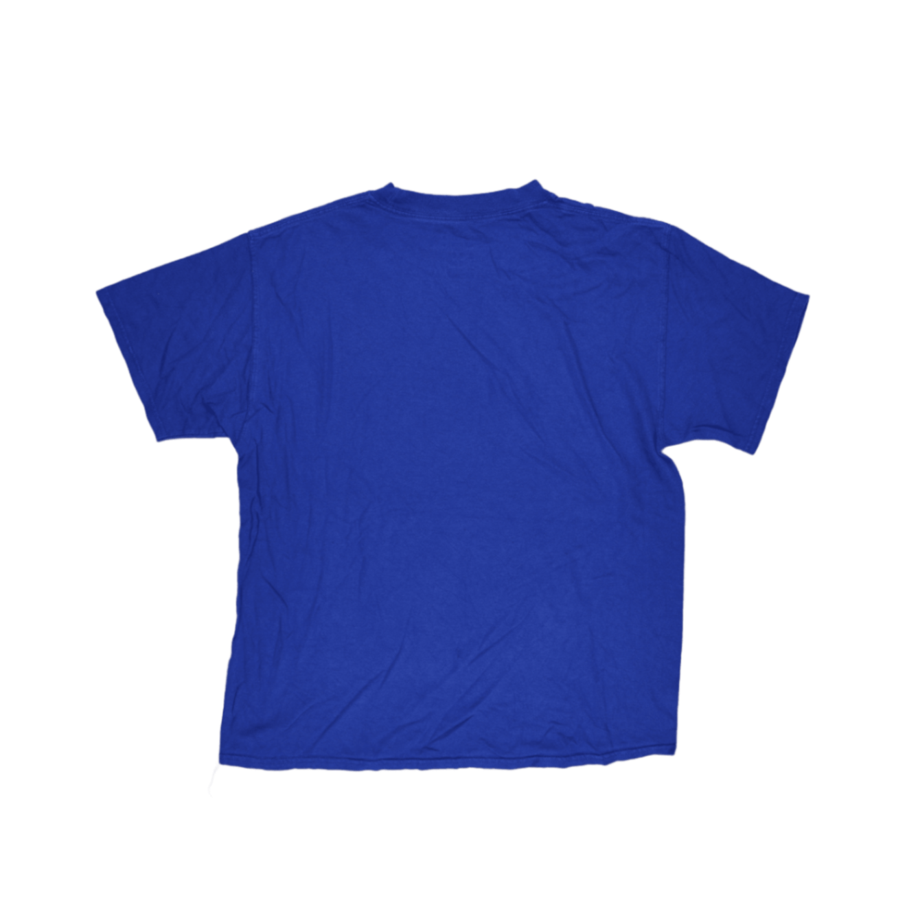 Champion Authentic Blue Crew Neck T-Shirt Large Cotton
