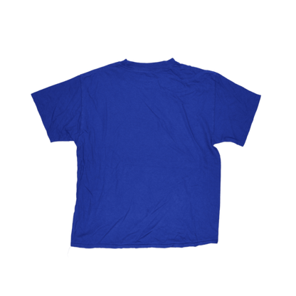 Champion Authentic Blue Crew Neck T-Shirt Large Cotton