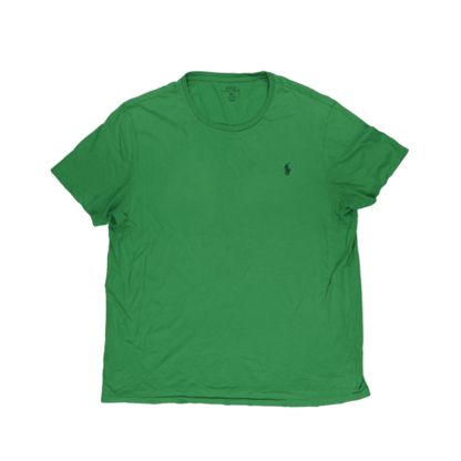 Polo Ralph Lauren Men's Green Custom Fit T-Shirt XL Cotton Crew Neck