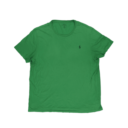 Polo Ralph Lauren Men's Green Custom Fit T-Shirt XL Cotton Crew Neck