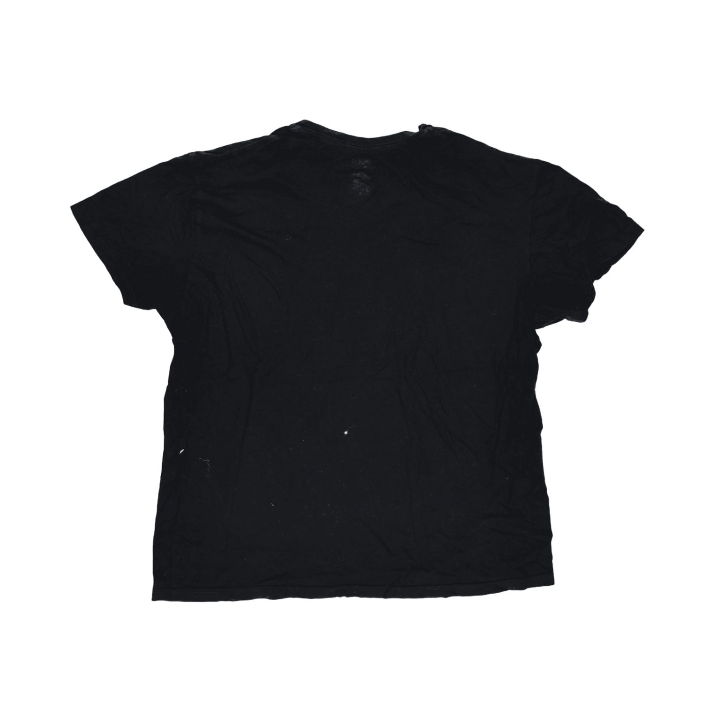 Polo Ralph Lauren Black Cotton V-Neck T-Shirt Size Large Short Sleeve Men