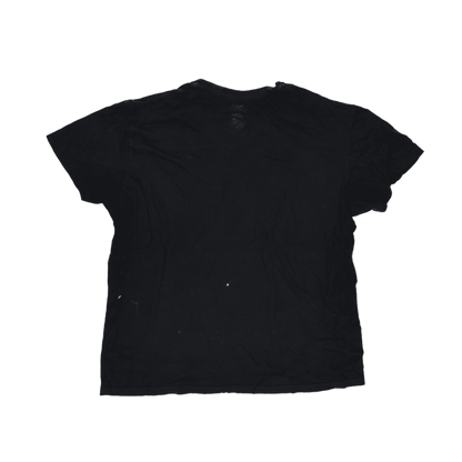 Polo Ralph Lauren Black Cotton V-Neck T-Shirt Size Large Short Sleeve Men